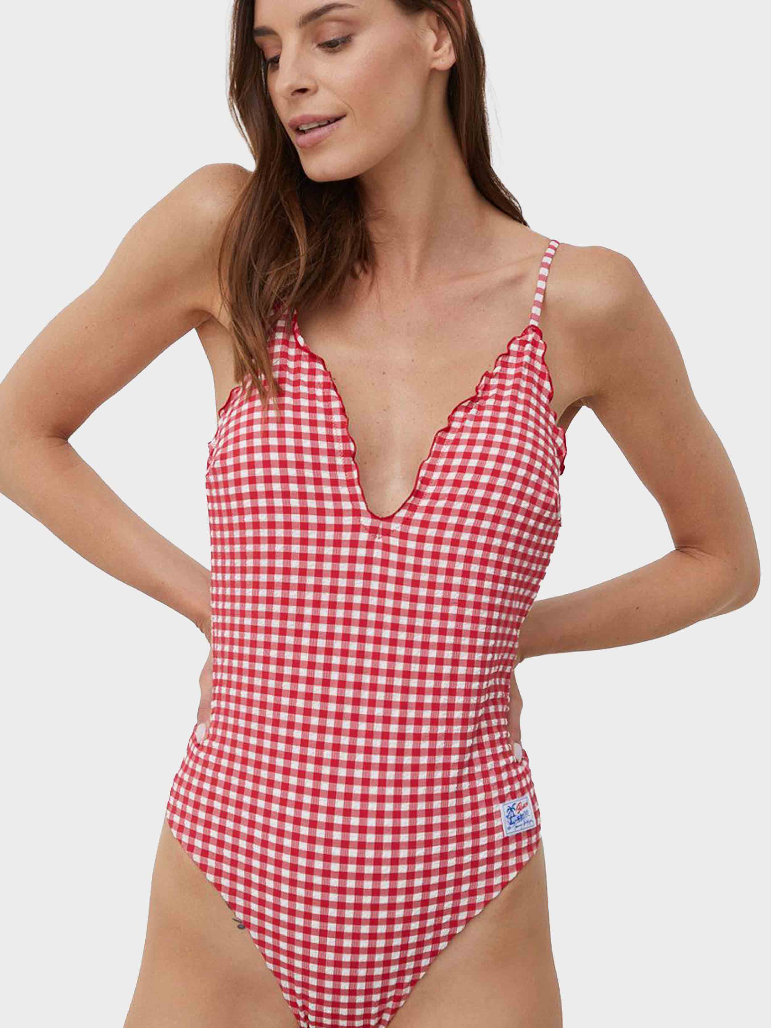 Tommy Hilfiger - Women's Padded Gingham One Piece Swimsuit - Image 2