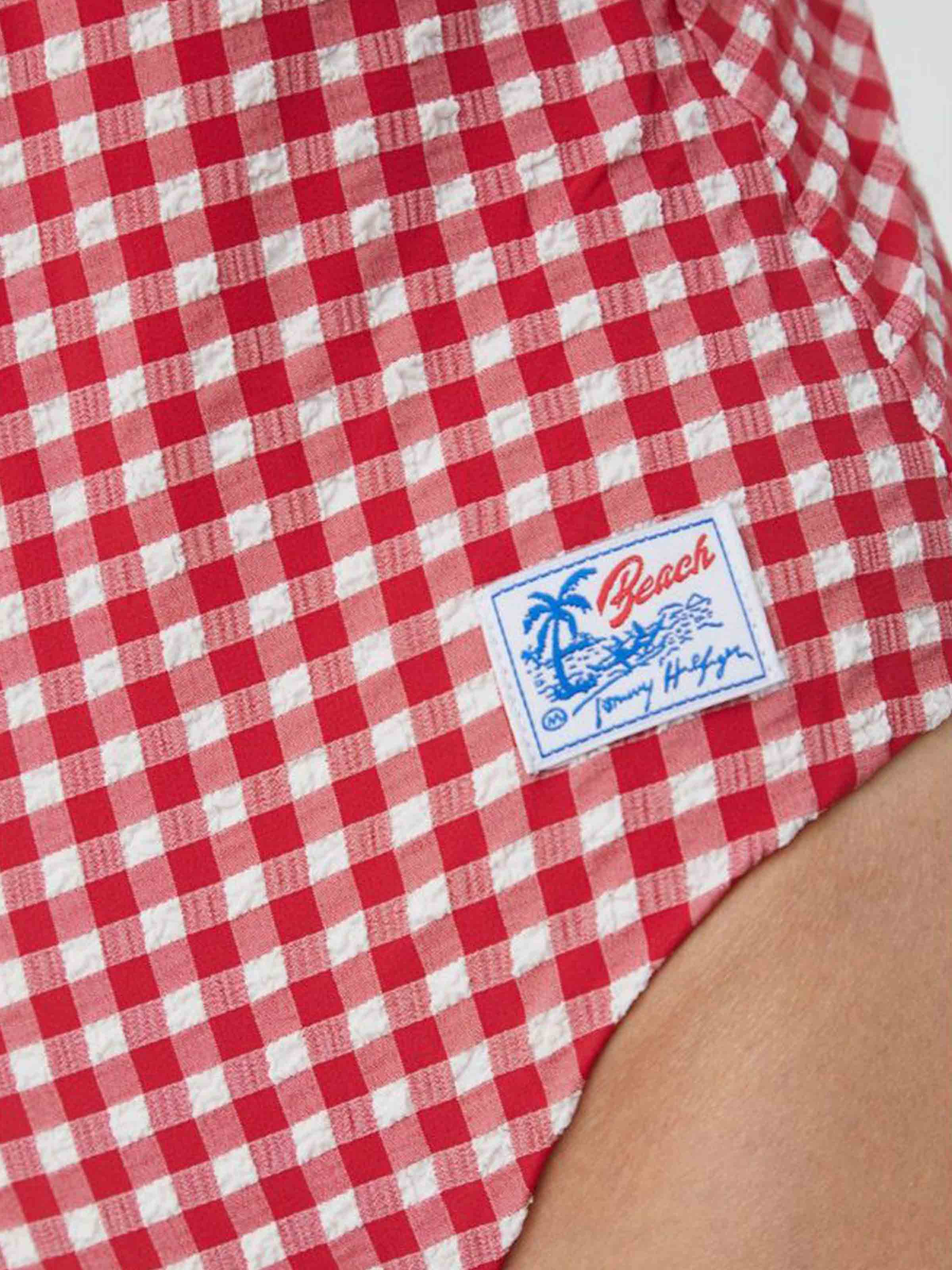 Tommy Hilfiger - Women's Padded Gingham One Piece Swimsuit - Image 5