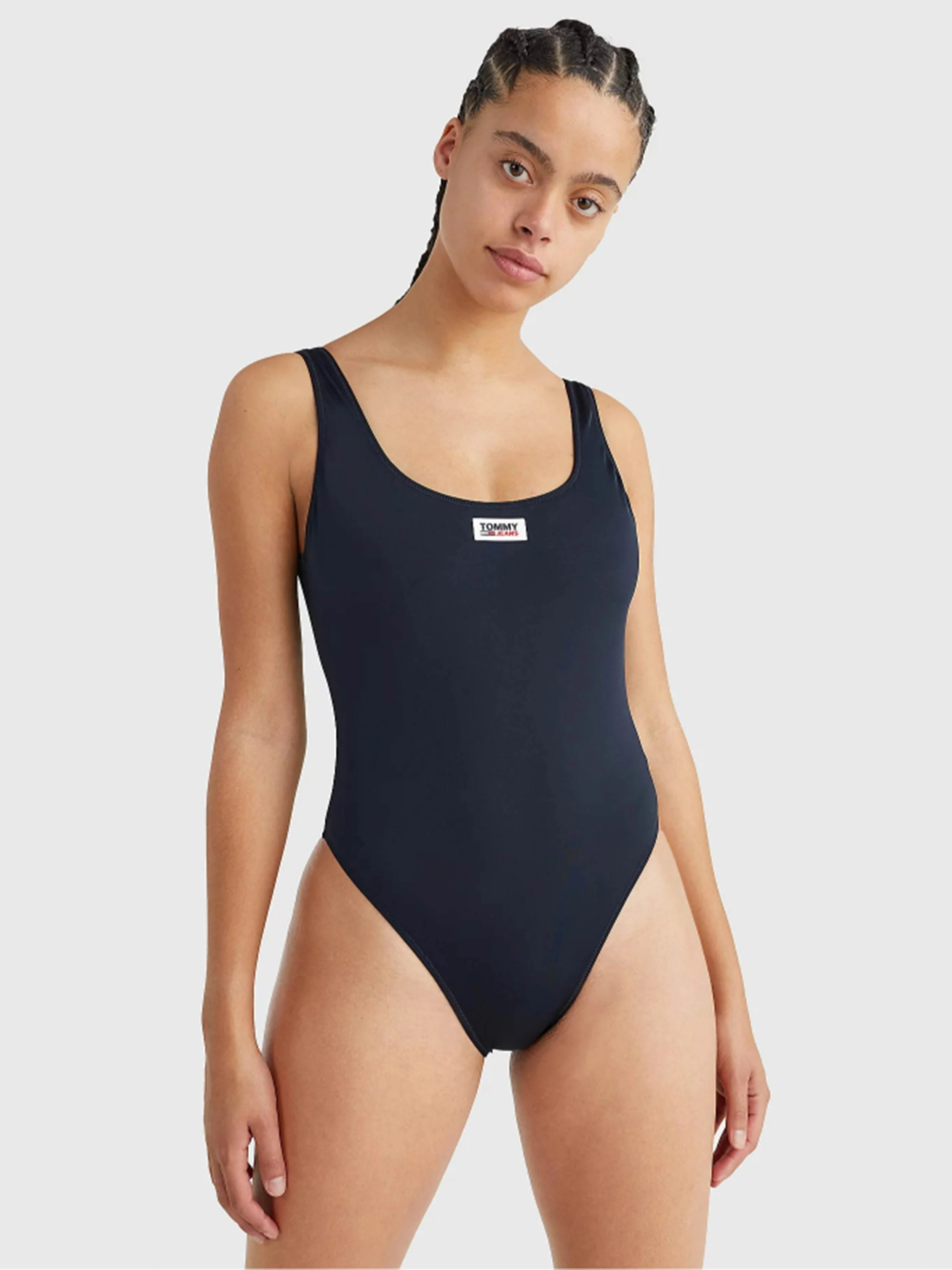 Tommy Hilfiger - Women's Scoop Back Cheeky One-Piece Swimsuit - Image 3