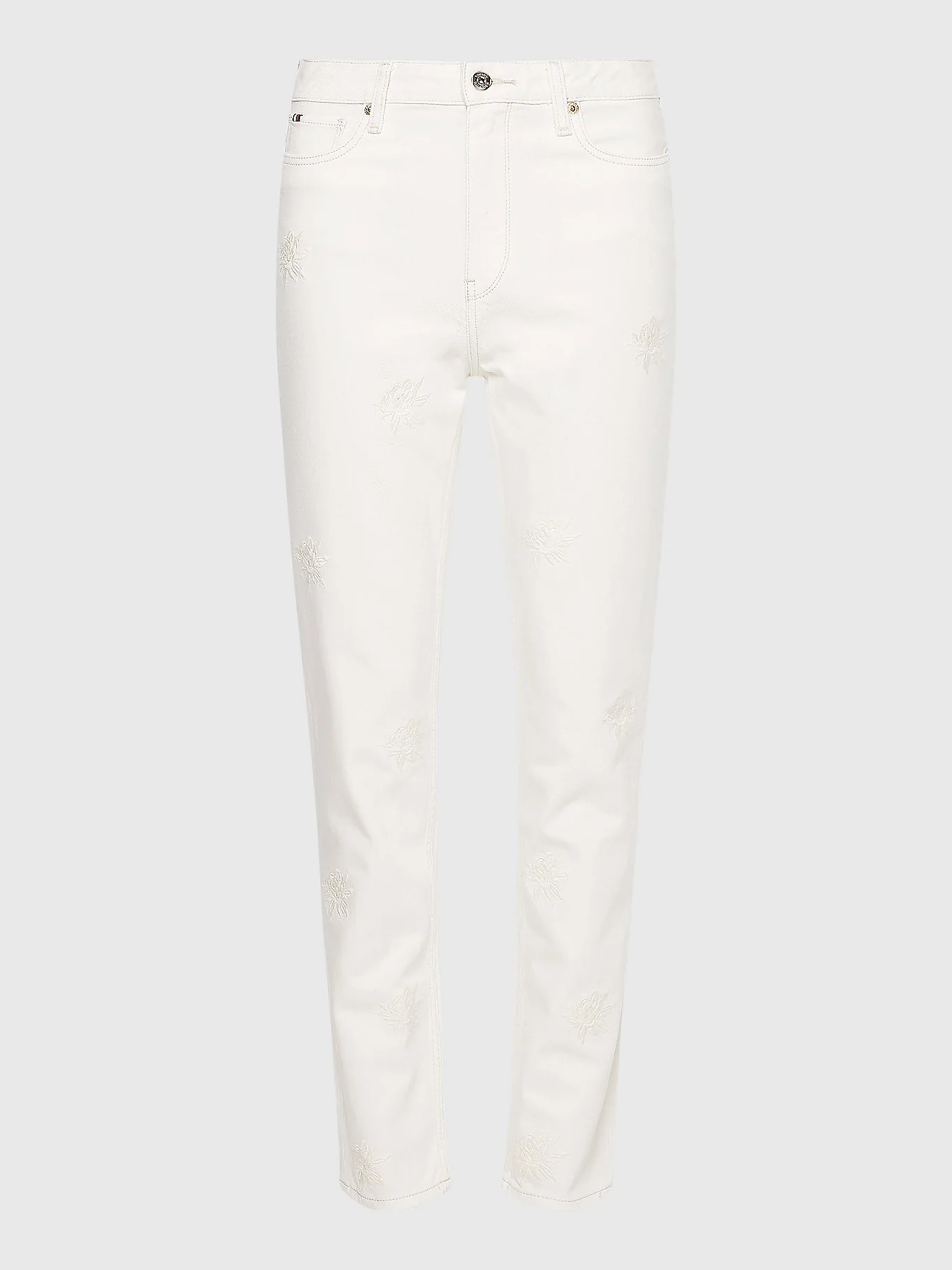 Tommy Hilfiger - Gramercy High Rise Tapered Embroidery Jeans - Image 4