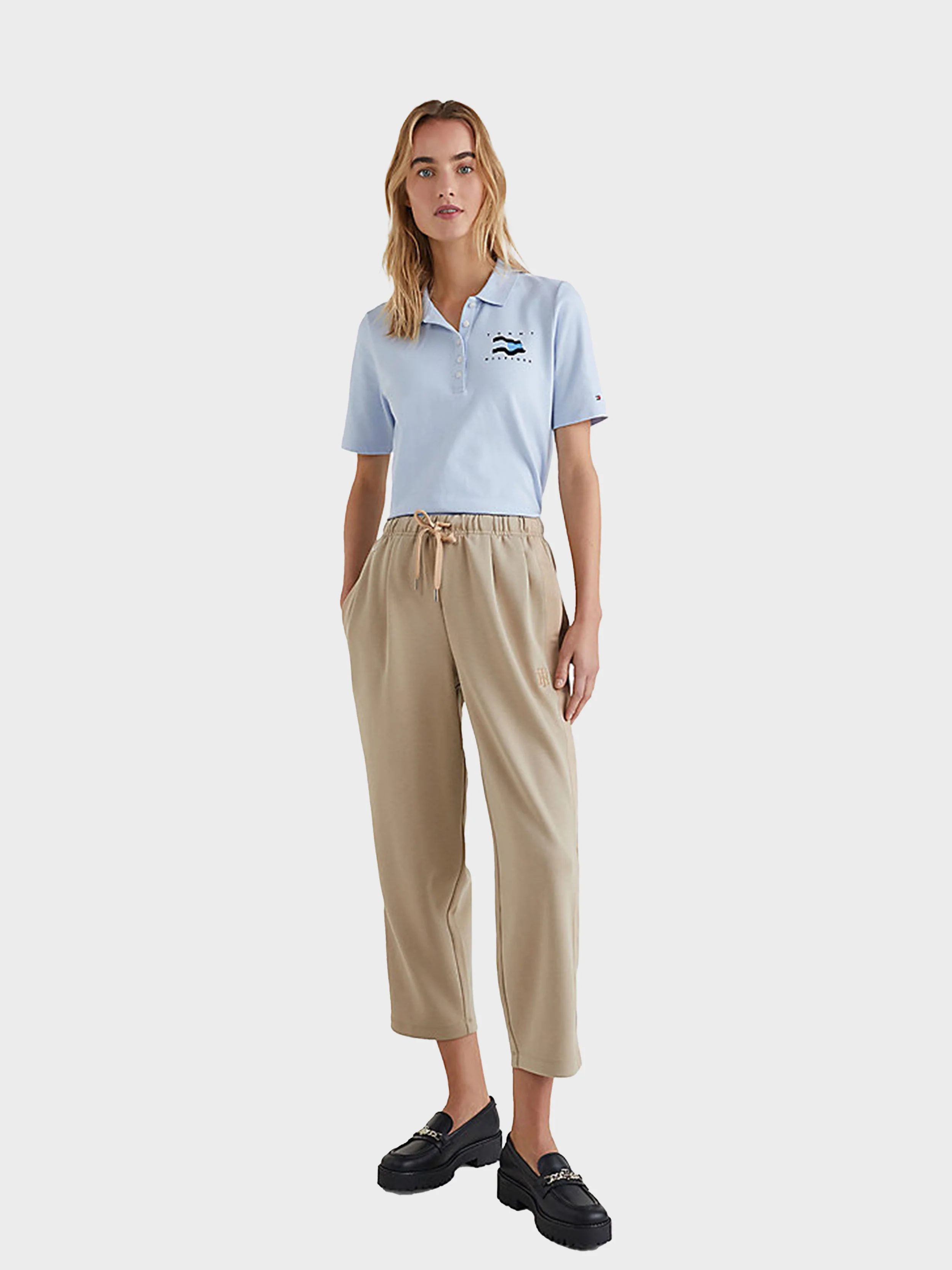 Tommy Hilfiger - Women's Flock Flag Polo Shirt Regular Fit - Image 2