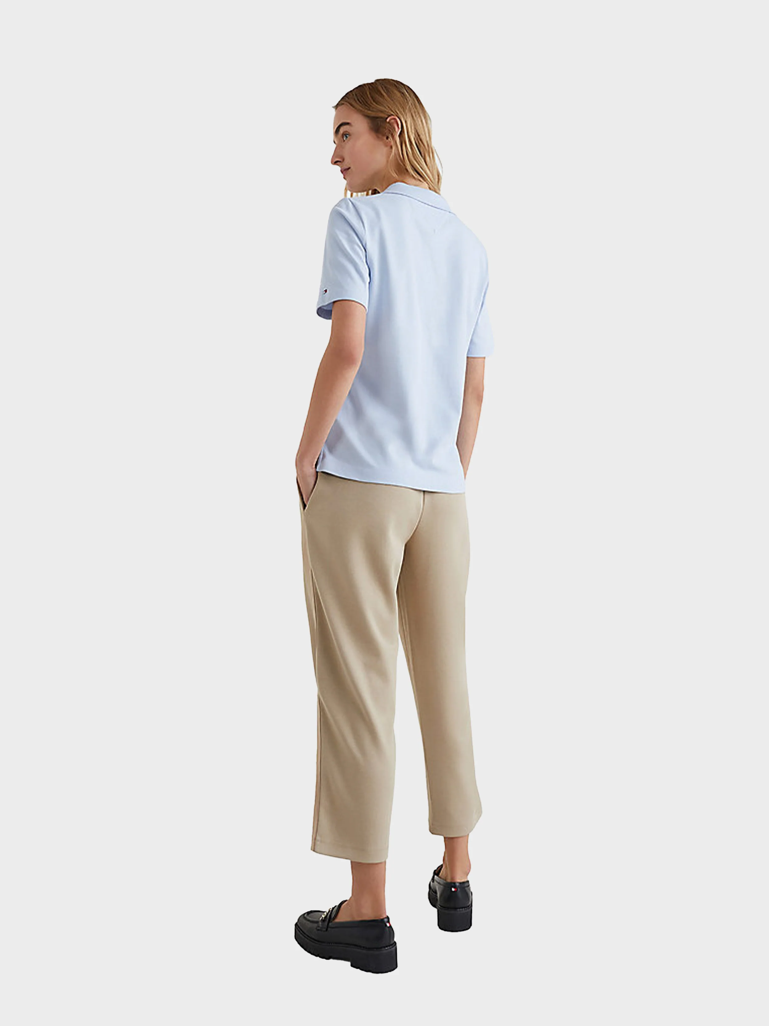 Tommy Hilfiger - Women's Flock Flag Polo Shirt Regular Fit - Image 3