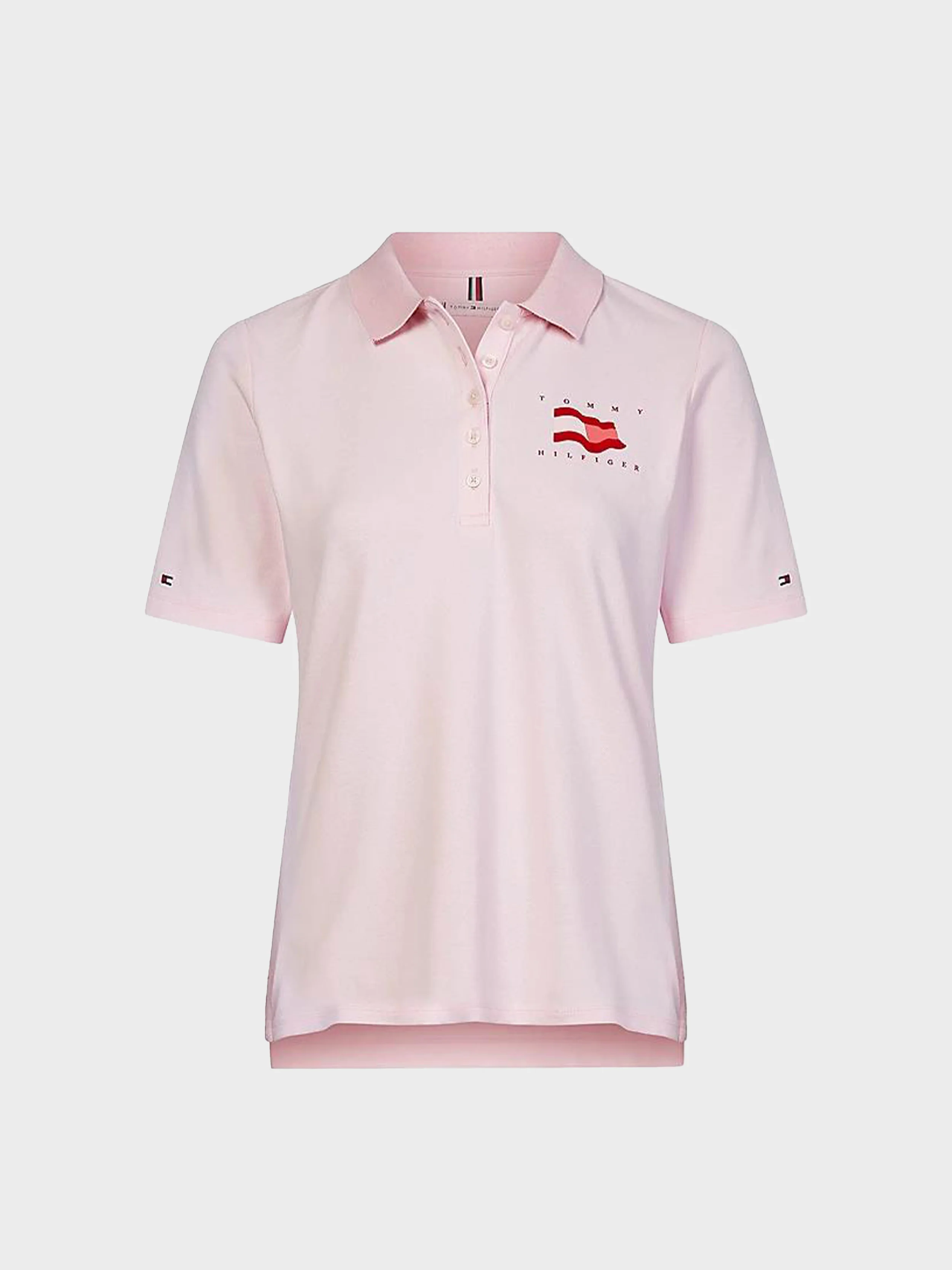 Tommy Hilfiger - Women's Flock Flag Polo Shirt Regular Fit - Image 6