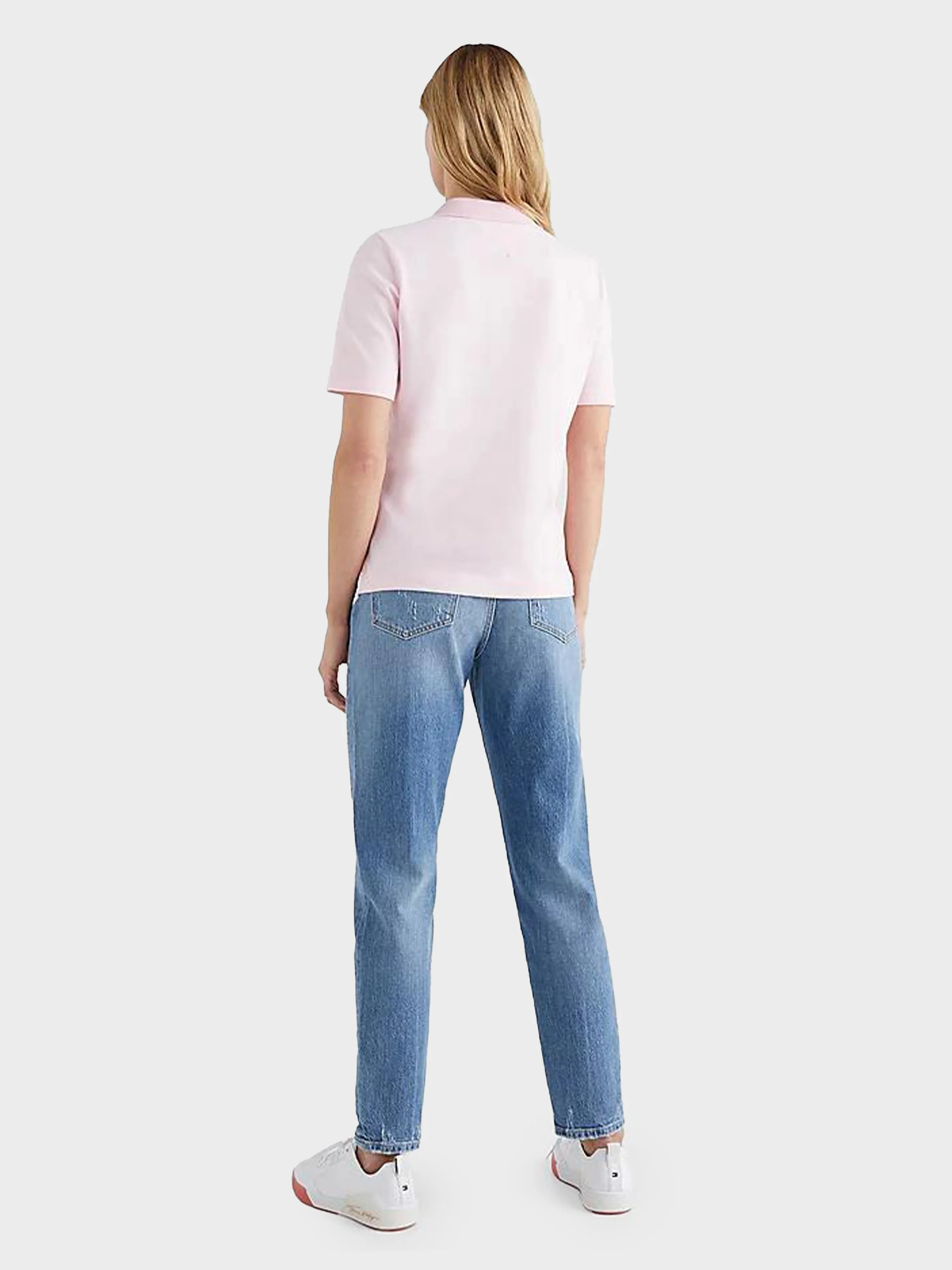 Tommy Hilfiger - Women's Flock Flag Polo Shirt Regular Fit - Image 8