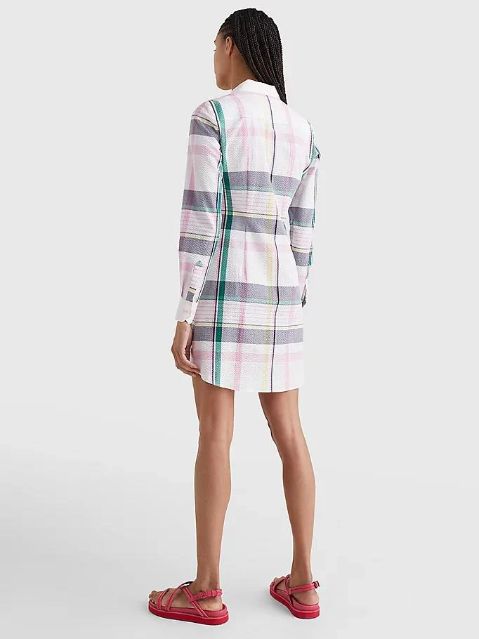 Tommy Hilfiger - Prep Crest Check Shirt Dress - Image 5