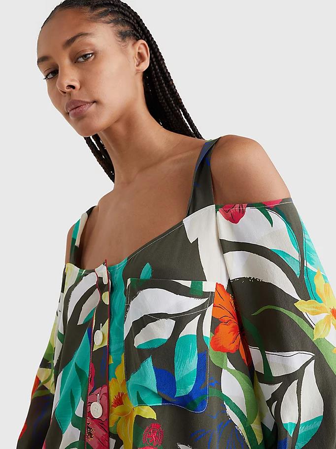 Tommy Hilfiger - Silk Hawaiian Print Shirt - Image 3