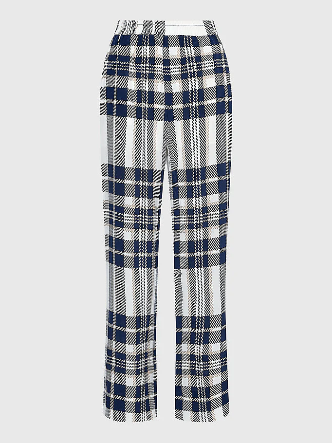Tommy Hilfiger - Icons Relaxed Silk Tartan Trousers - Image 2