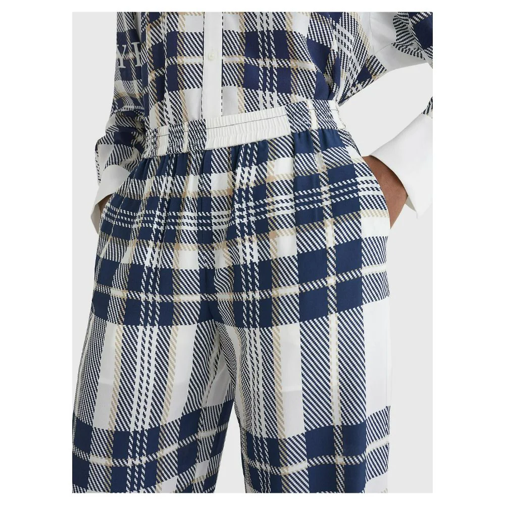 Tommy Hilfiger - Icons Relaxed Silk Tartan Trousers - Image 3
