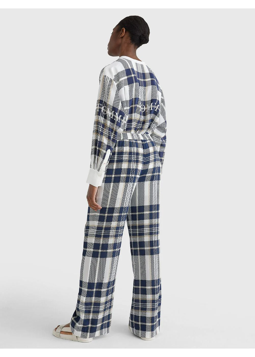 Tommy Hilfiger - Icons Relaxed Silk Tartan Trousers - Image 4