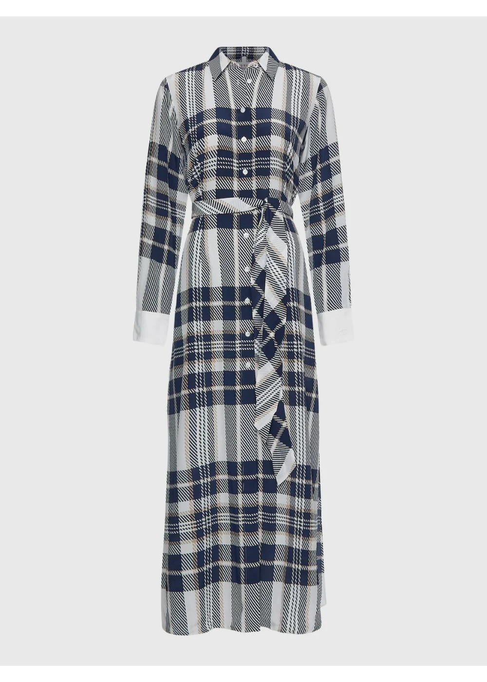 Tommy Hilfiger - Icons Silk Plaid Shirt Dress - Image 3