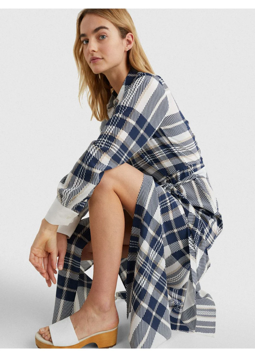 Tommy Hilfiger - Icons Silk Plaid Shirt Dress - Image 5