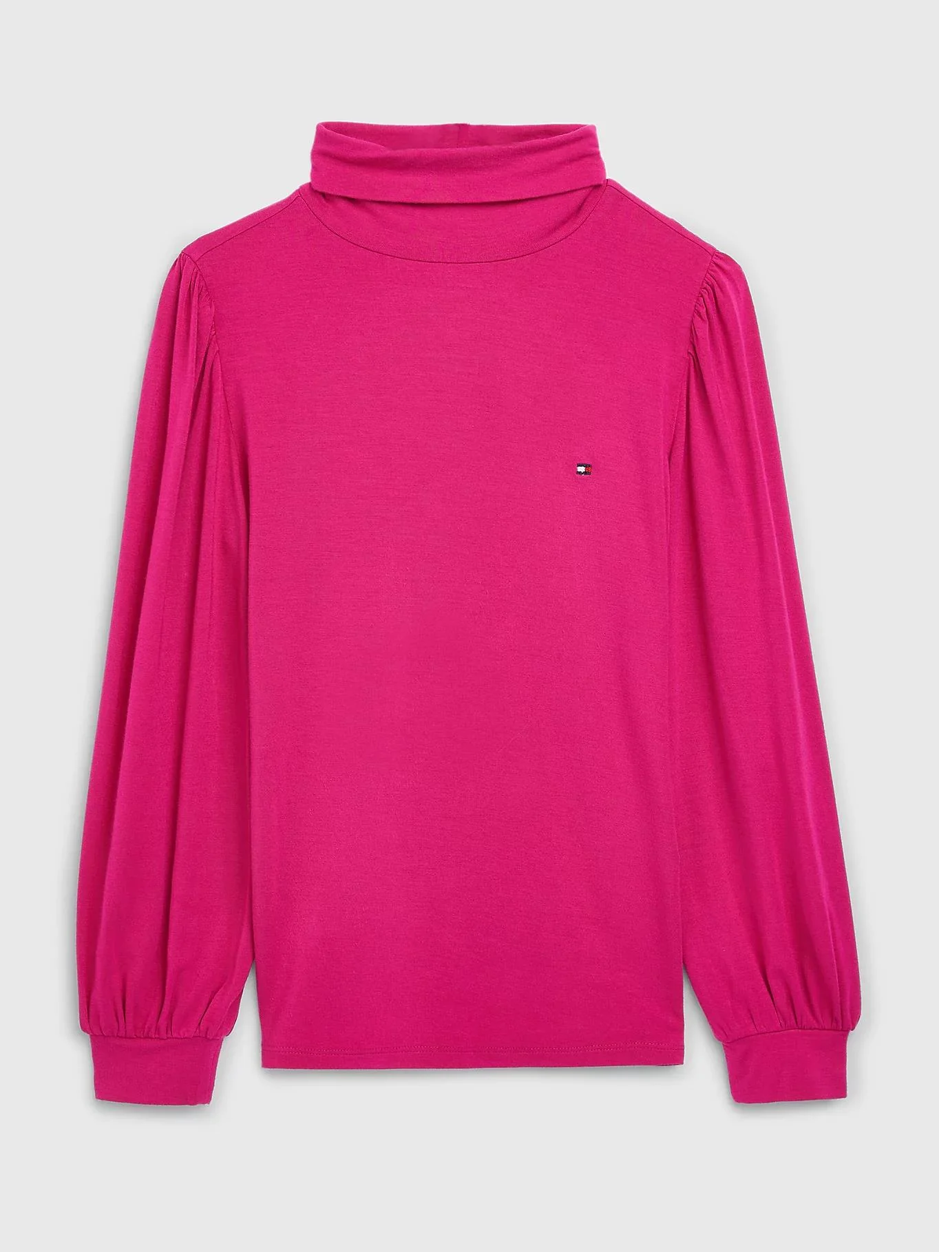 Tommy Hilfiger - Girls' Regular Fit Turtleneck Long Sleeve T-Shirt - Image 4