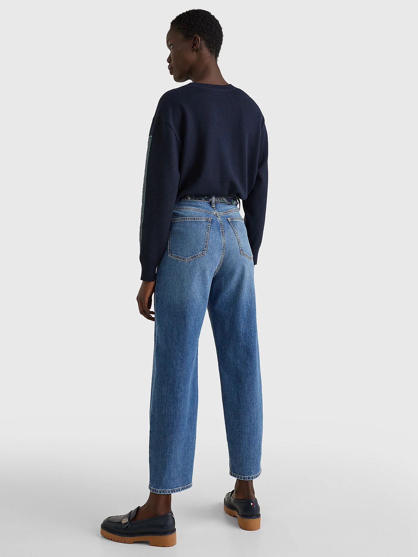 Tommy Hilfiger - High Rise Balloon Bandana Belt Jeans - Image 5