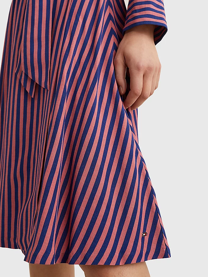 Tommy hilfiger - bandana knee length relaxed wrap dress - women - Image 4