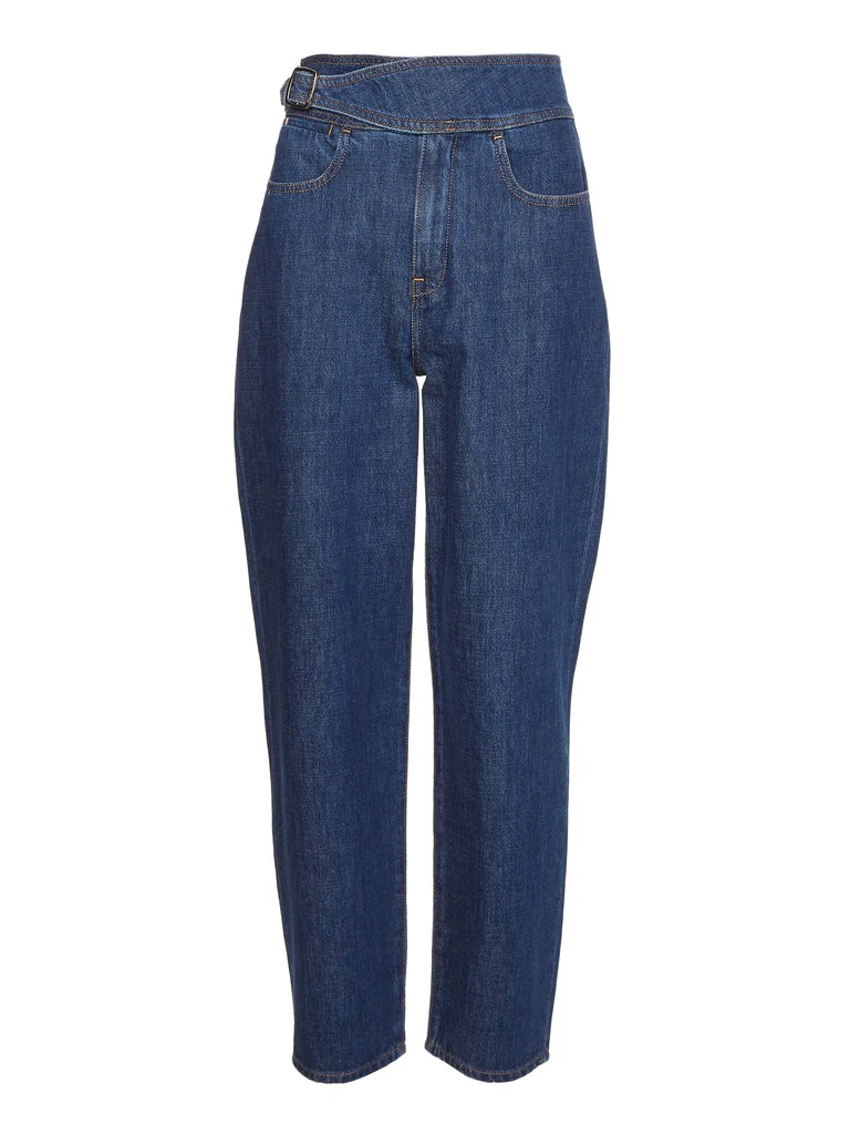 Tommy Hilfiger - Women's High Rise Relaxed Belted Jeans
