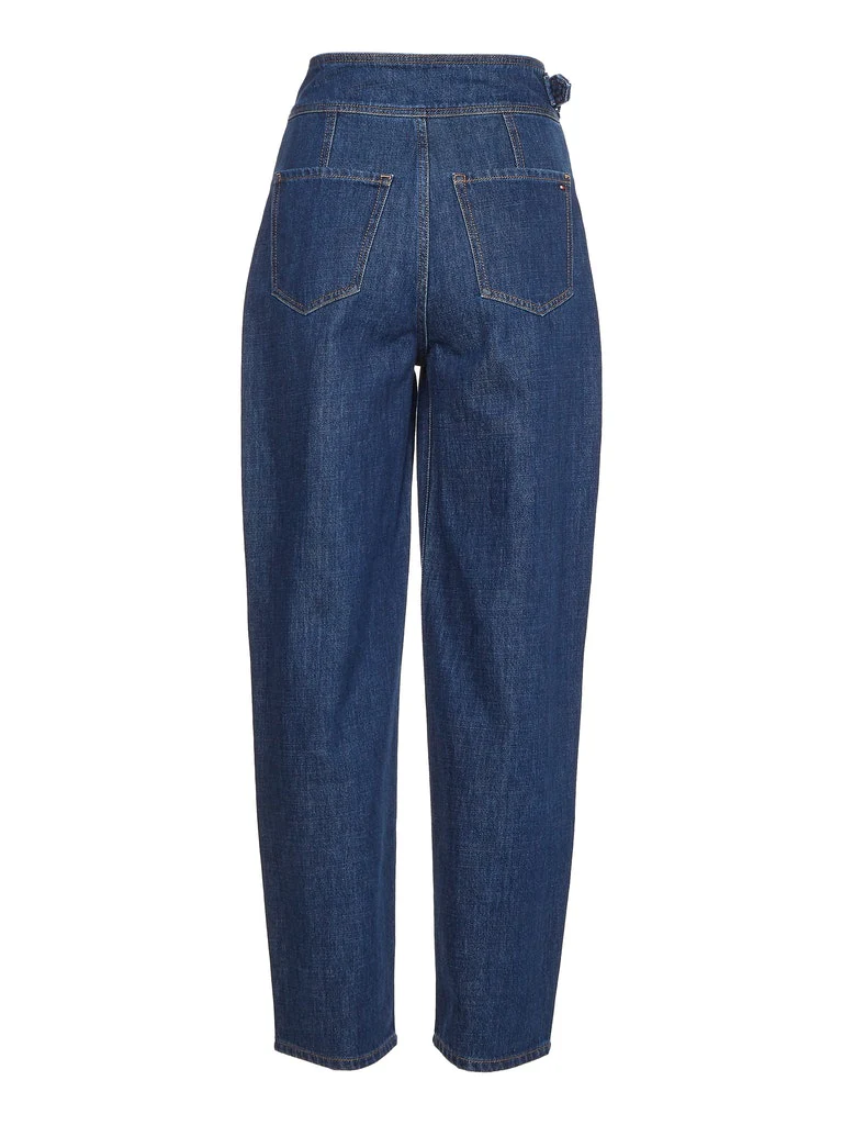 Tommy Hilfiger - Women's High Rise Relaxed Belted Jeans - Image 4
