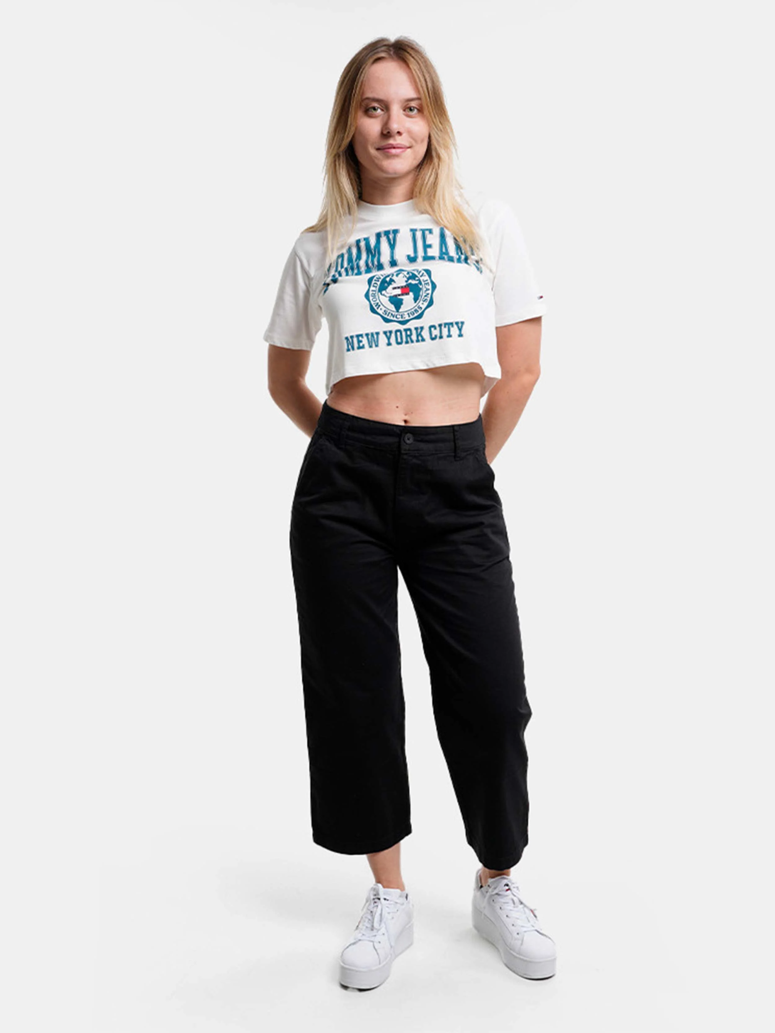 Tommy Hilfiger Jeans - Harper Branded Chino Pants - Regular Fit - Wide Leg - Image 14