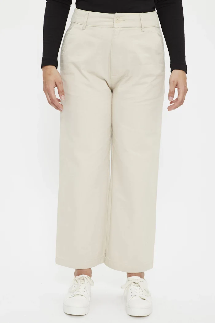 Tommy Hilfiger Jeans - Harper Branded Chino Pants - Regular Fit - Wide Leg - Image 3