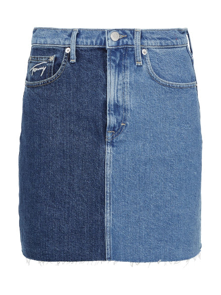 Tommy Hilfiger Jeans - Colorblock Pocket Detail Denim Skirt - Image 2