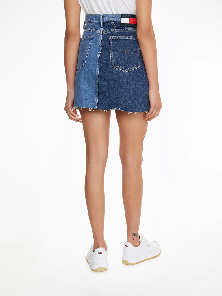 Tommy Hilfiger Jeans - Colorblock Pocket Detail Denim Skirt - Image 8
