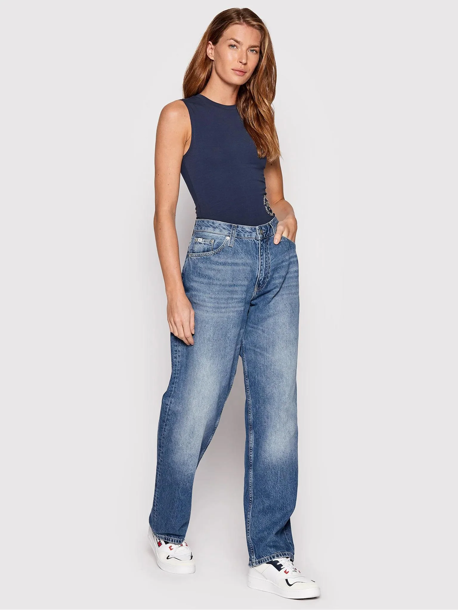 Tommy Hilfiger Jeans - Timeless Logo Tank Top Bodysuit - Image 10