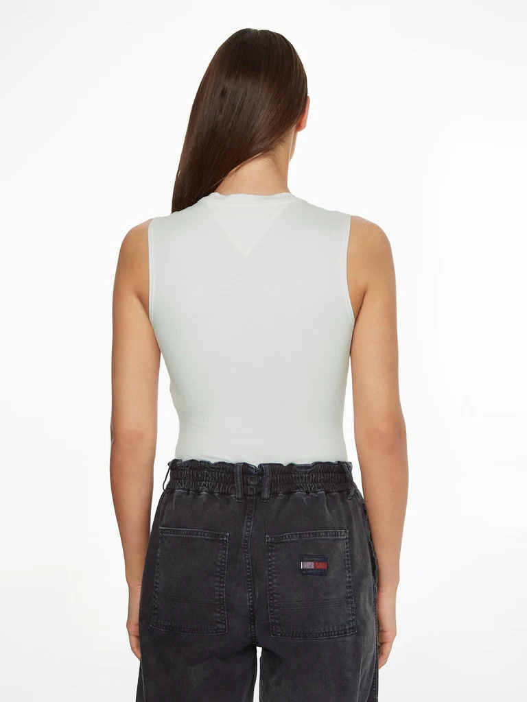 Tommy Hilfiger Jeans - Timeless Logo Tank Top Bodysuit - Image 2