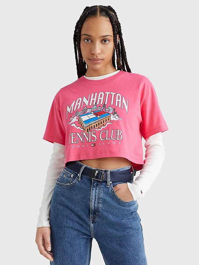 Tommy Hilfiger Jeans - Super Cropped T - Shirt - Image 5