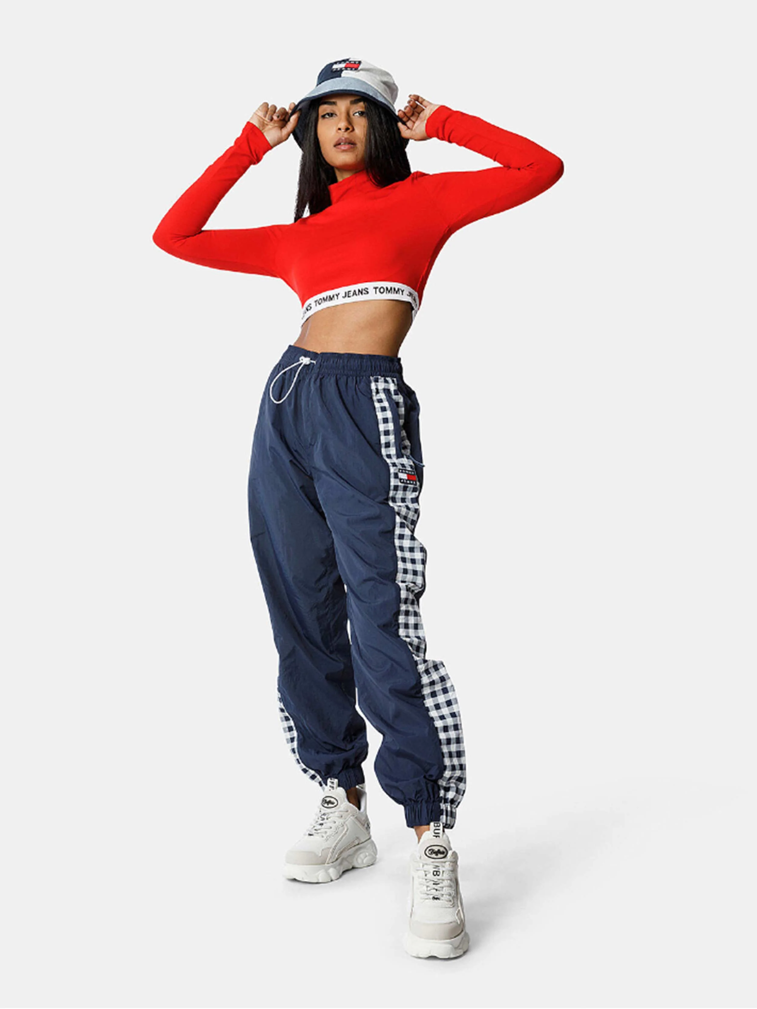 Tommy Hilfiger Jeans - Gingham Windpant With A Plaid Standard Side Strip Regular Fit - Image 6