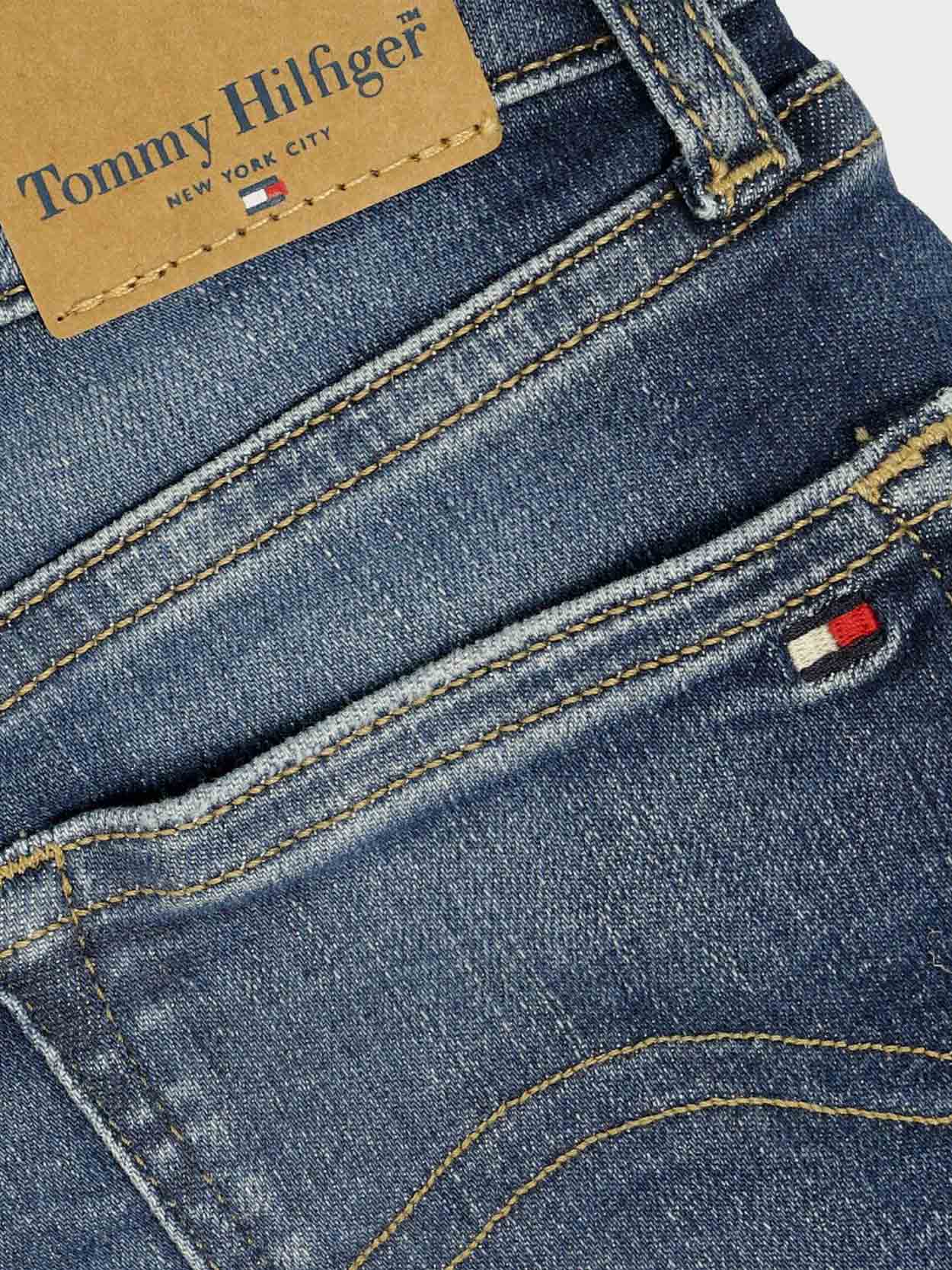 Tommy Hilfiger  - Girls'  Nora Skinny Distressed Jeans - Image 3