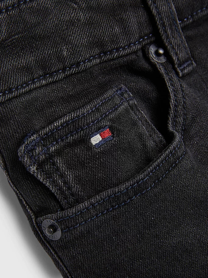 Tommy hilfiger  - Girls -  faded black denim mini skirt - Image 3