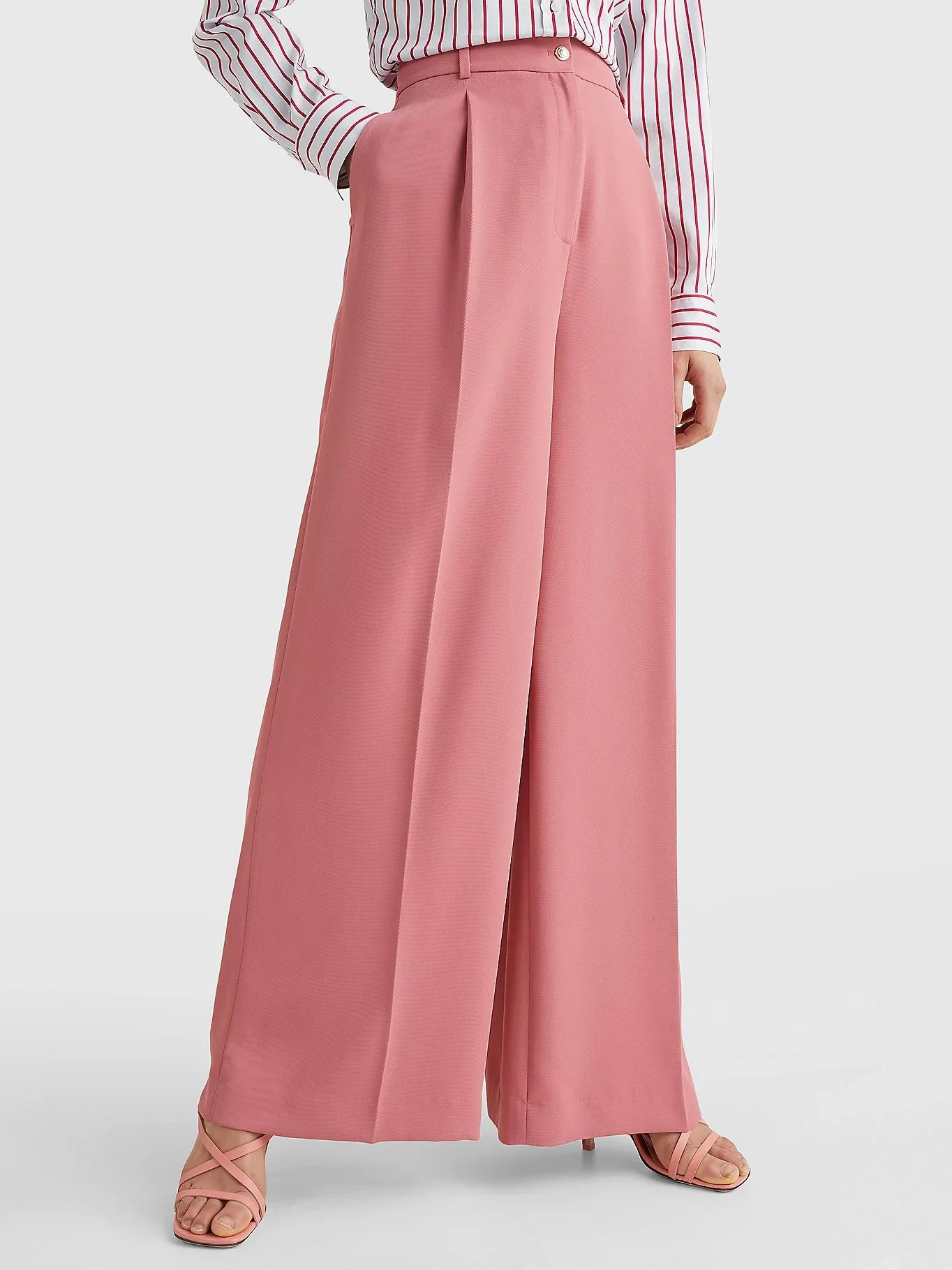 Tommy Hilfiger - Women's Twill Wide Leg Trousers - Image 3
