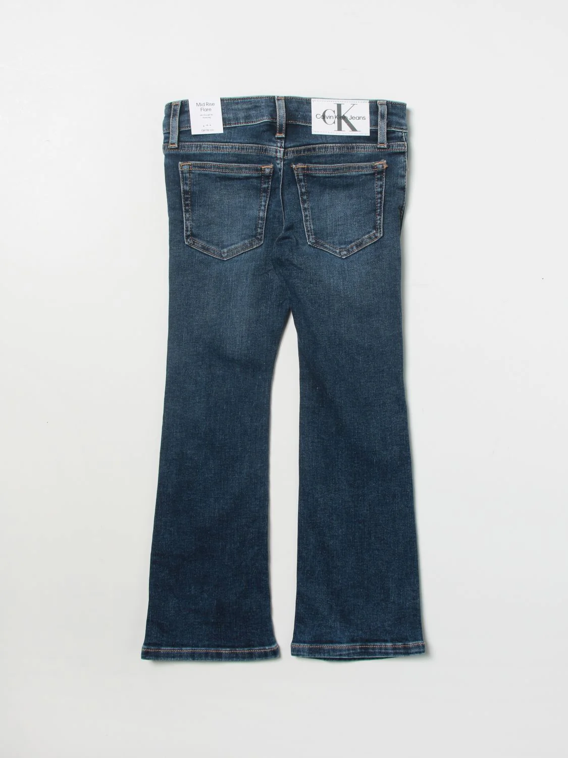 Calvin Klein  - Girls -  Girls Mid Rise Flared Jeans - Image 2