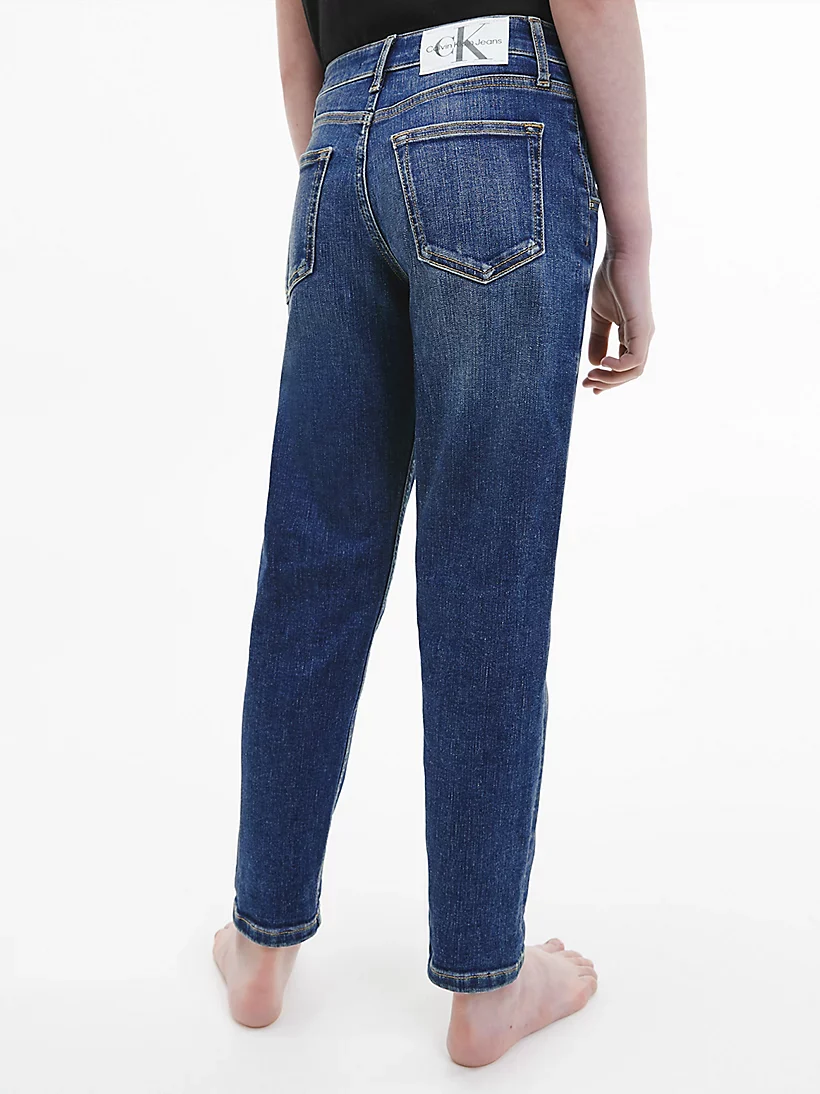 Calvin Klein  - Girls -  Relaxed Barrel Leg Jeans - Image 5
