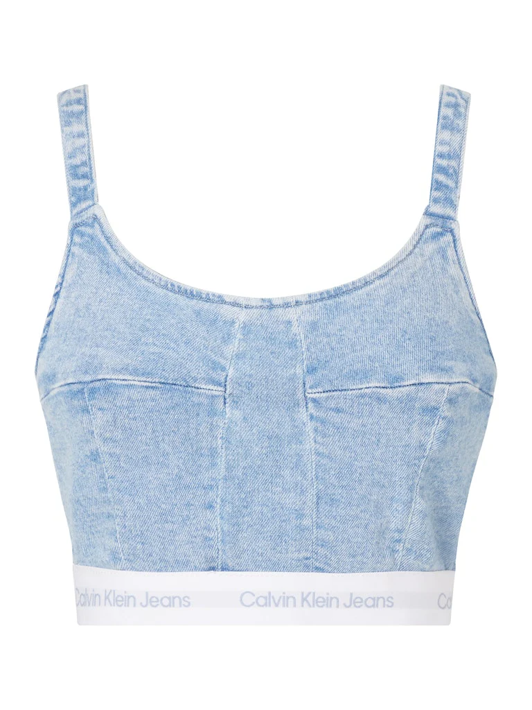 Calvin Klein Jeans - regular fit jeans  bustier top - women - Image 2