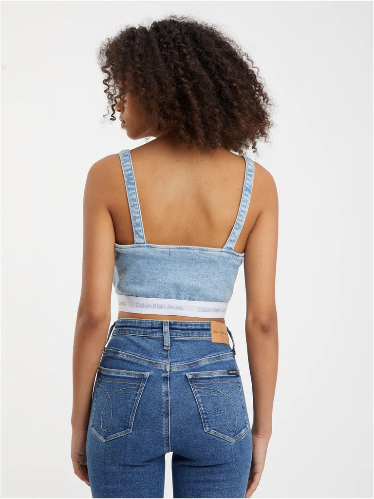 Calvin Klein Jeans - regular fit jeans  bustier top - women - Image 4