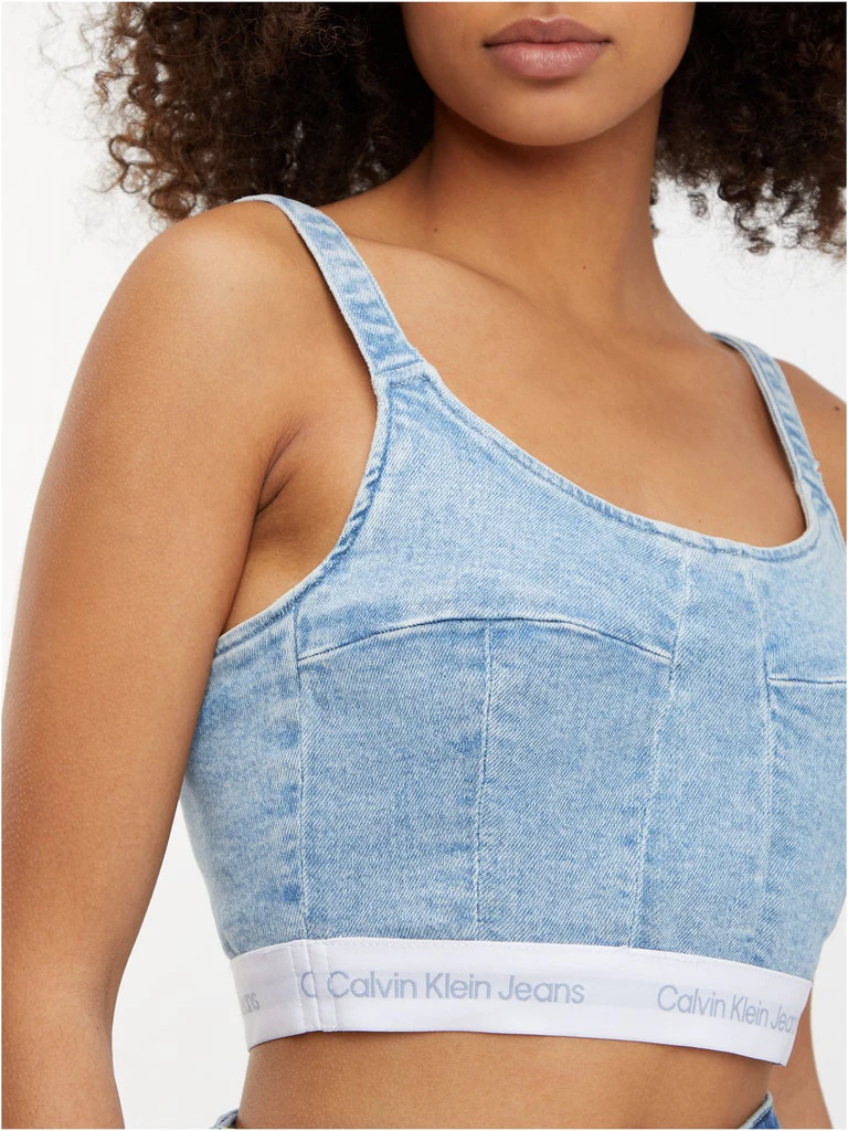 Calvin Klein Jeans - regular fit jeans  bustier top - women - Image 5