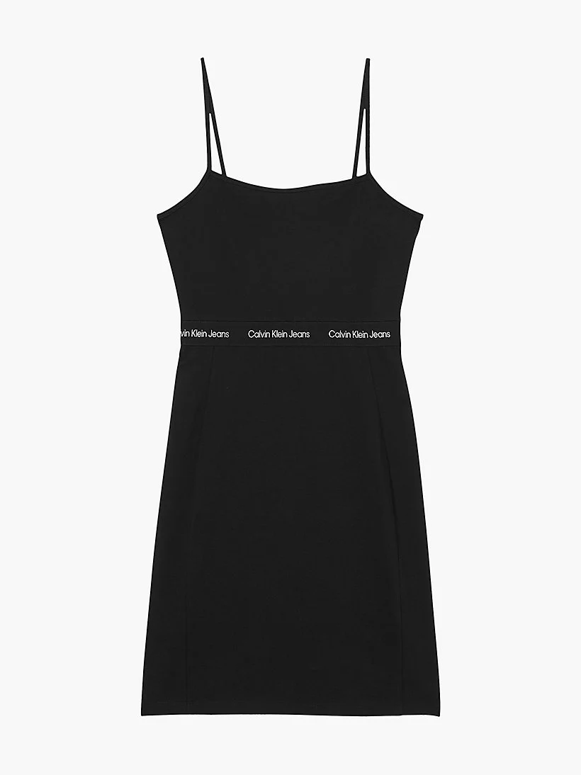 Calvin Klein Jeans - logo tape strappy dress slim fit - women - Image 2