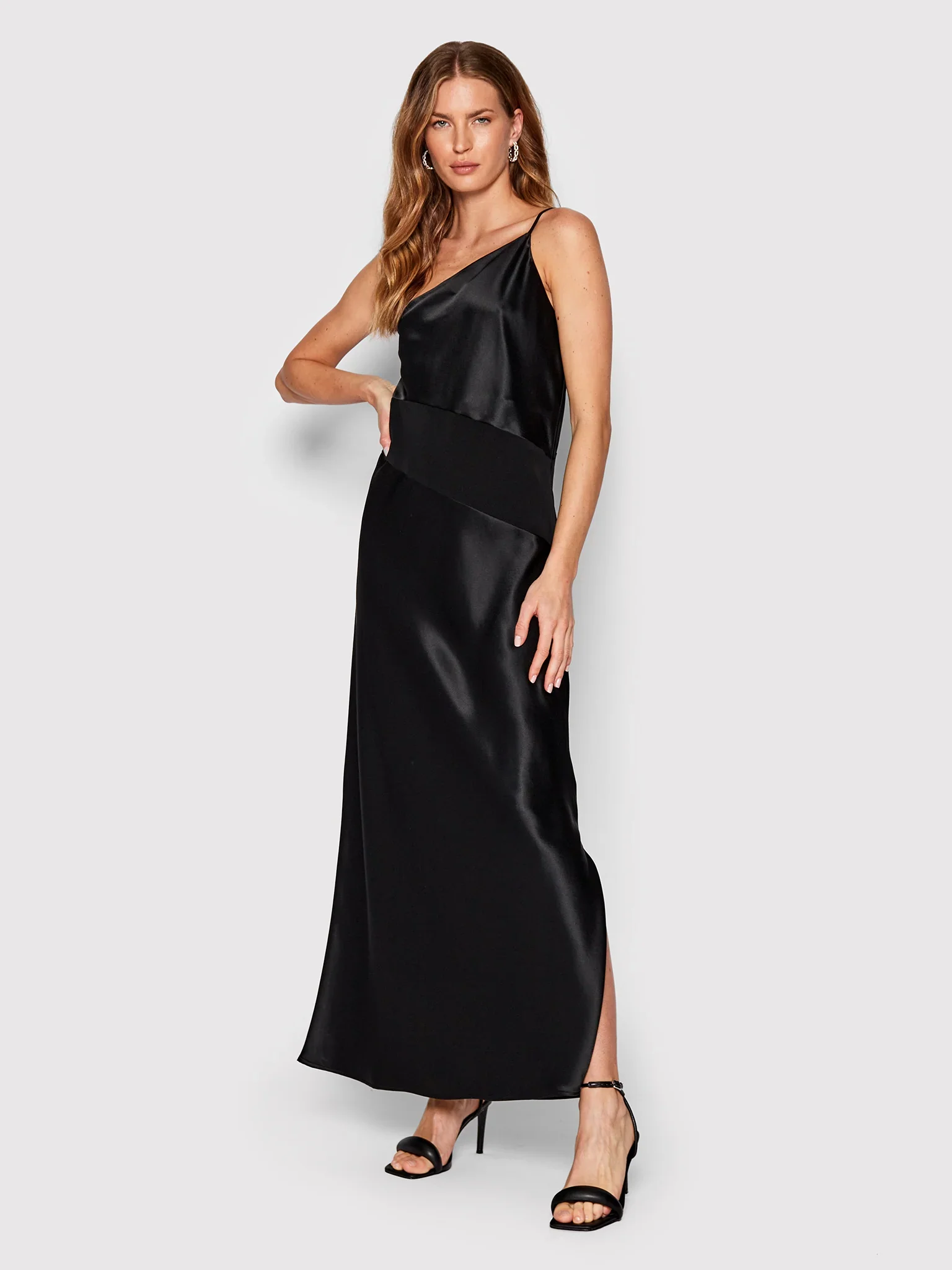 Calvin klein - shine slip maxi dress - women - Image 4