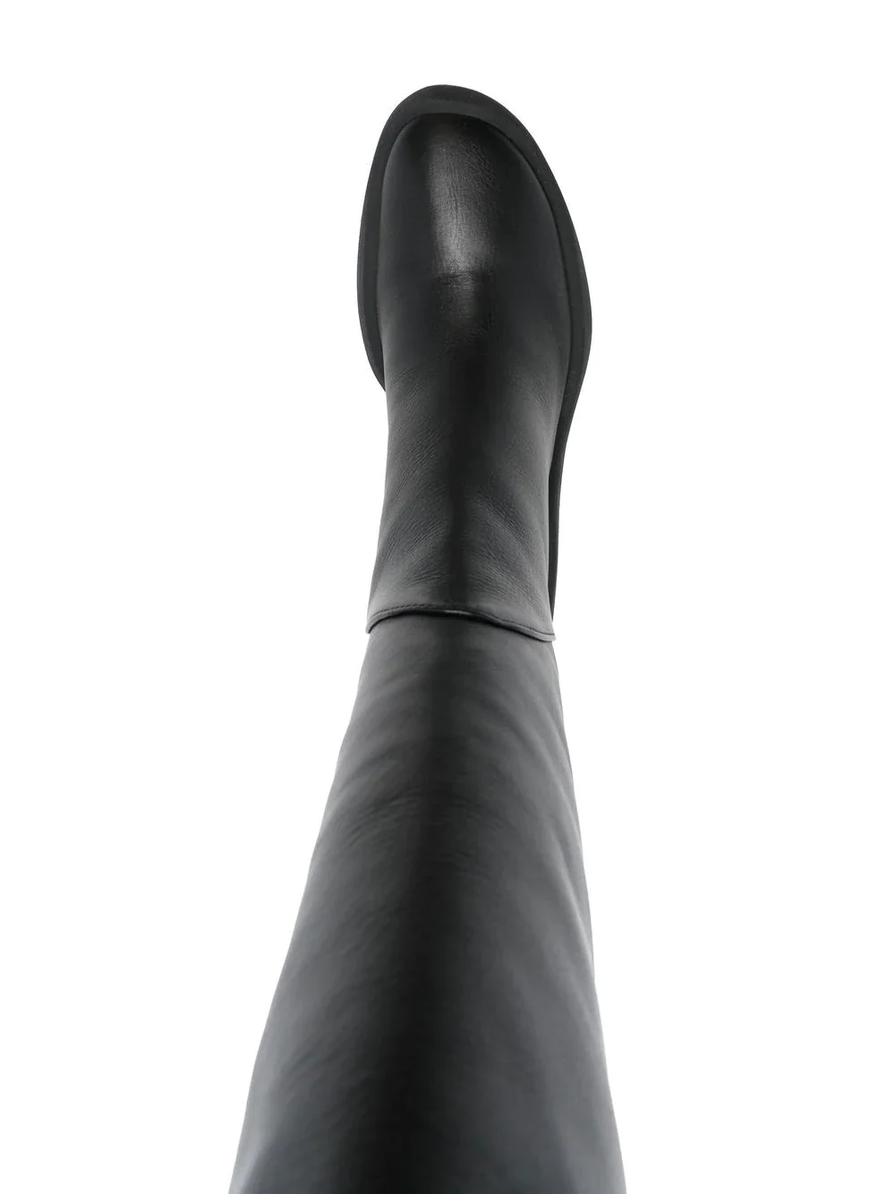 Msgm - Knee-High Leather Boots - Image 3