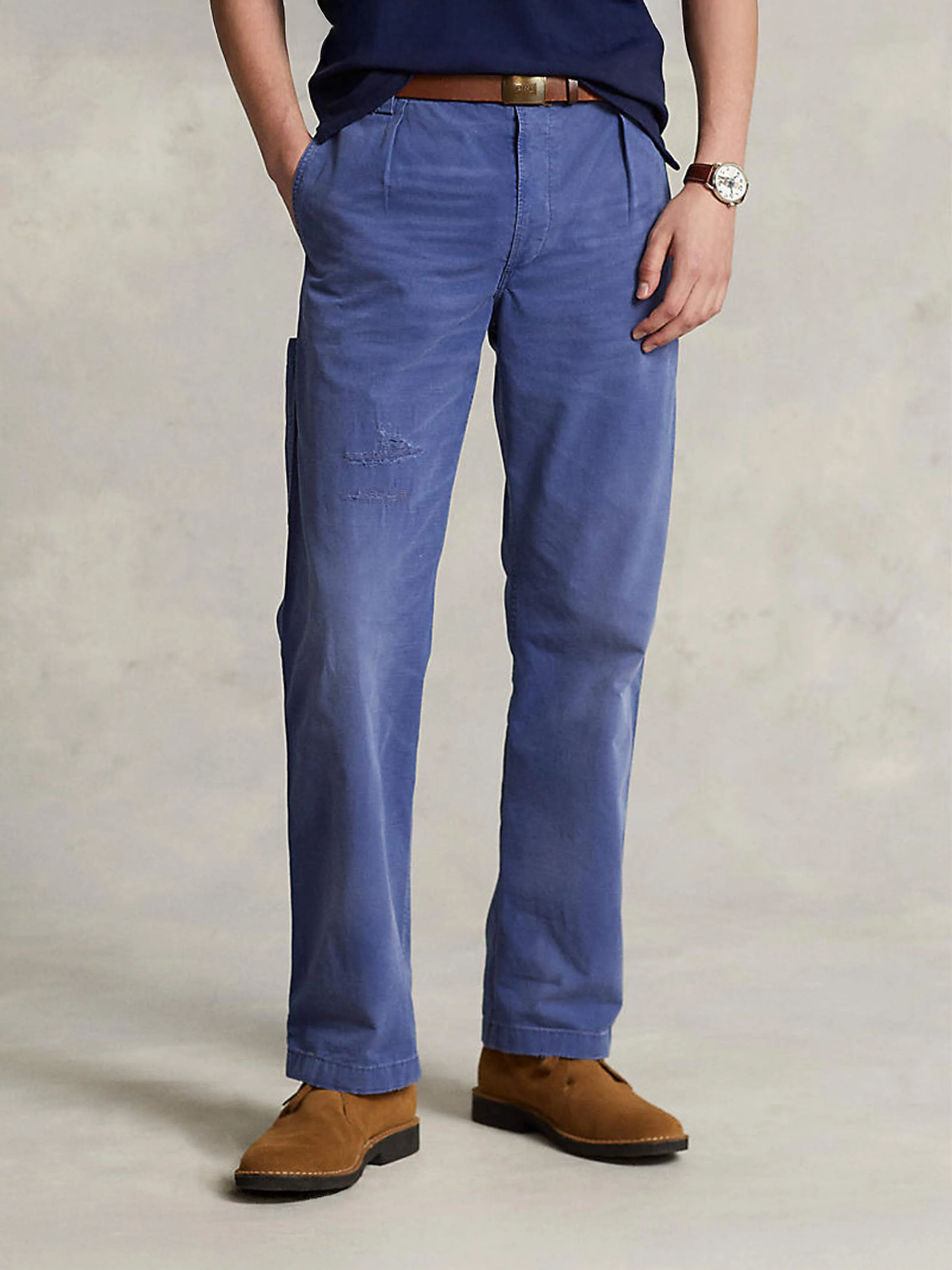 Polo Ralph Lauren - Men's Classic Fit Distressed Canvas Pant - Image 3