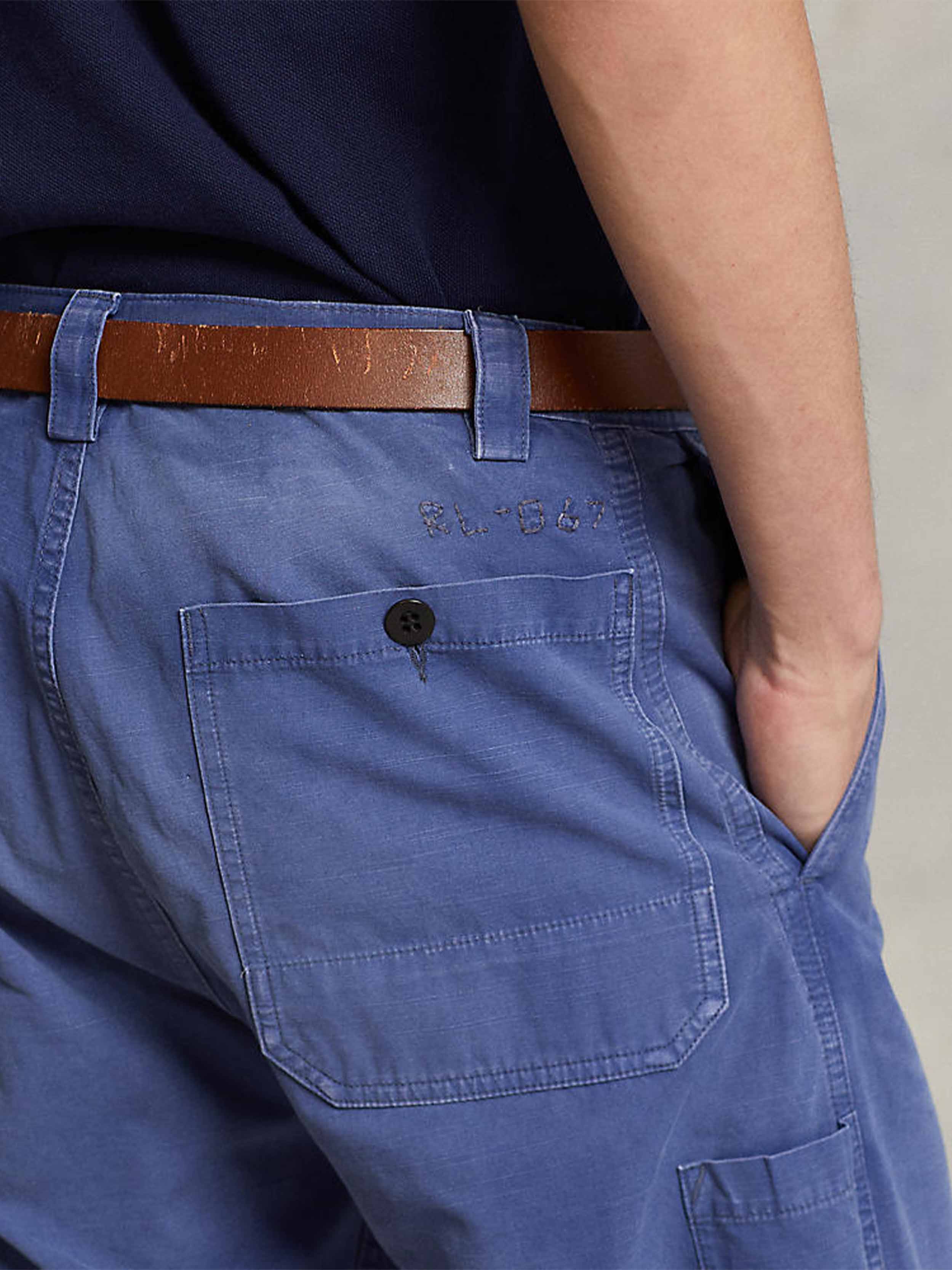 Polo Ralph Lauren - Men's Classic Fit Distressed Canvas Pant - Image 5