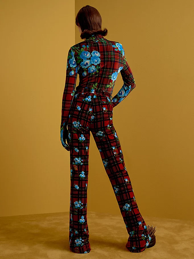 Tommy hilfiger - tartan floral pants
 - women  - women - Image 5