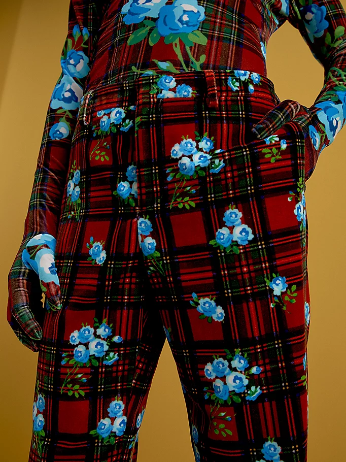 Tommy hilfiger - tartan floral pants
 - women  - women - Image 6