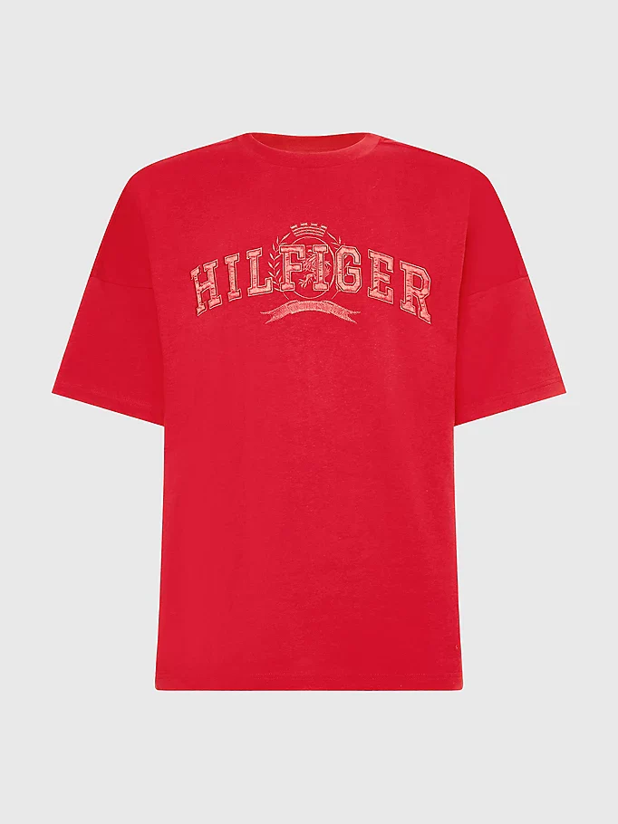 Tommy Hilfiger - Men's Crest Organic Cotton College T-Shirt - Image 6