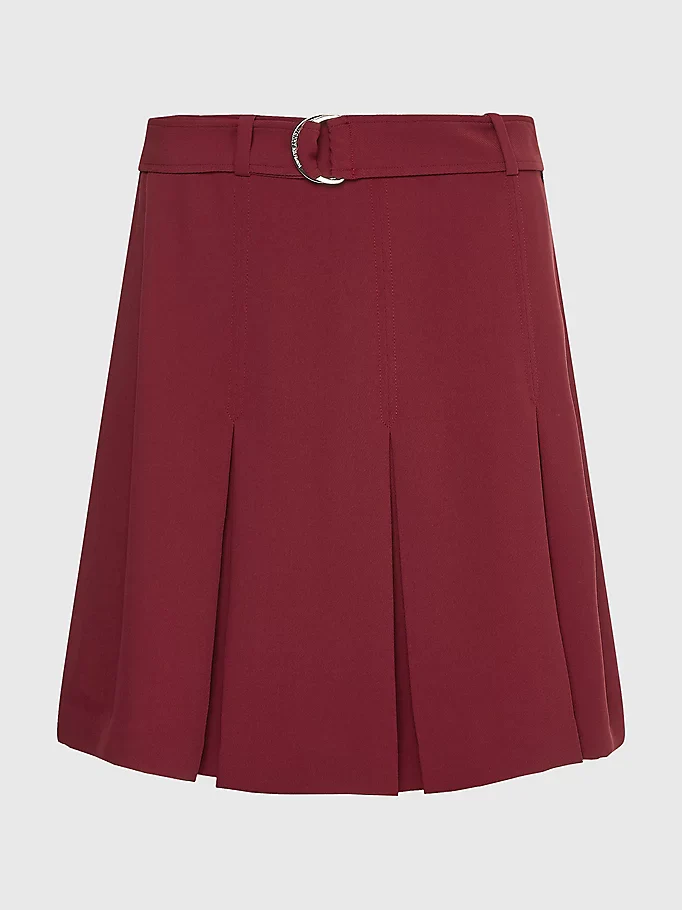Tommy Hilfiger - Monogram Pleated Flare Mini Skirt Regular Fit - Image 6