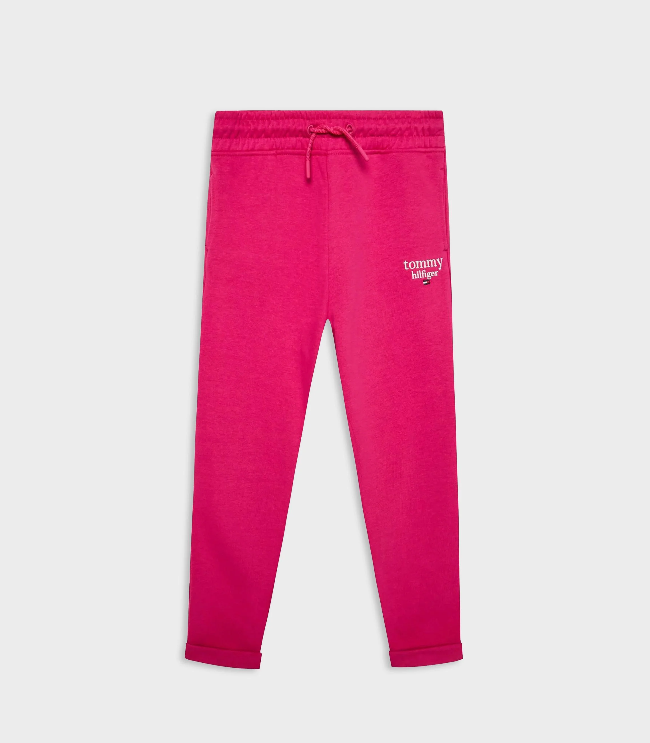Tommy Hilfiger  - Girls -  Regular Fit Tapered Logo Joggers - Image 4