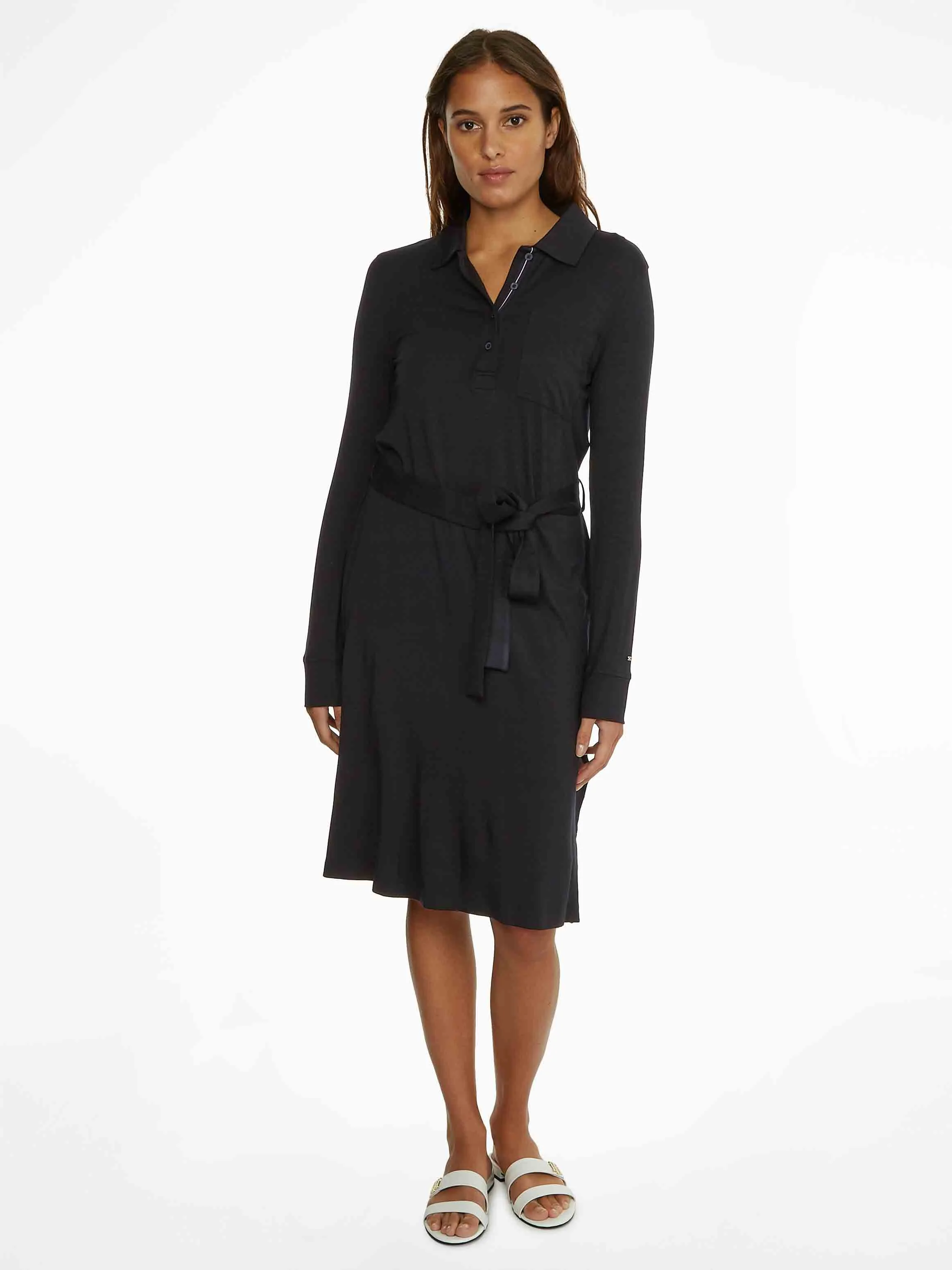 Tommy Hilfiger - Women's Jersey Shirt Dress With Belt Regular Fit - Image 2