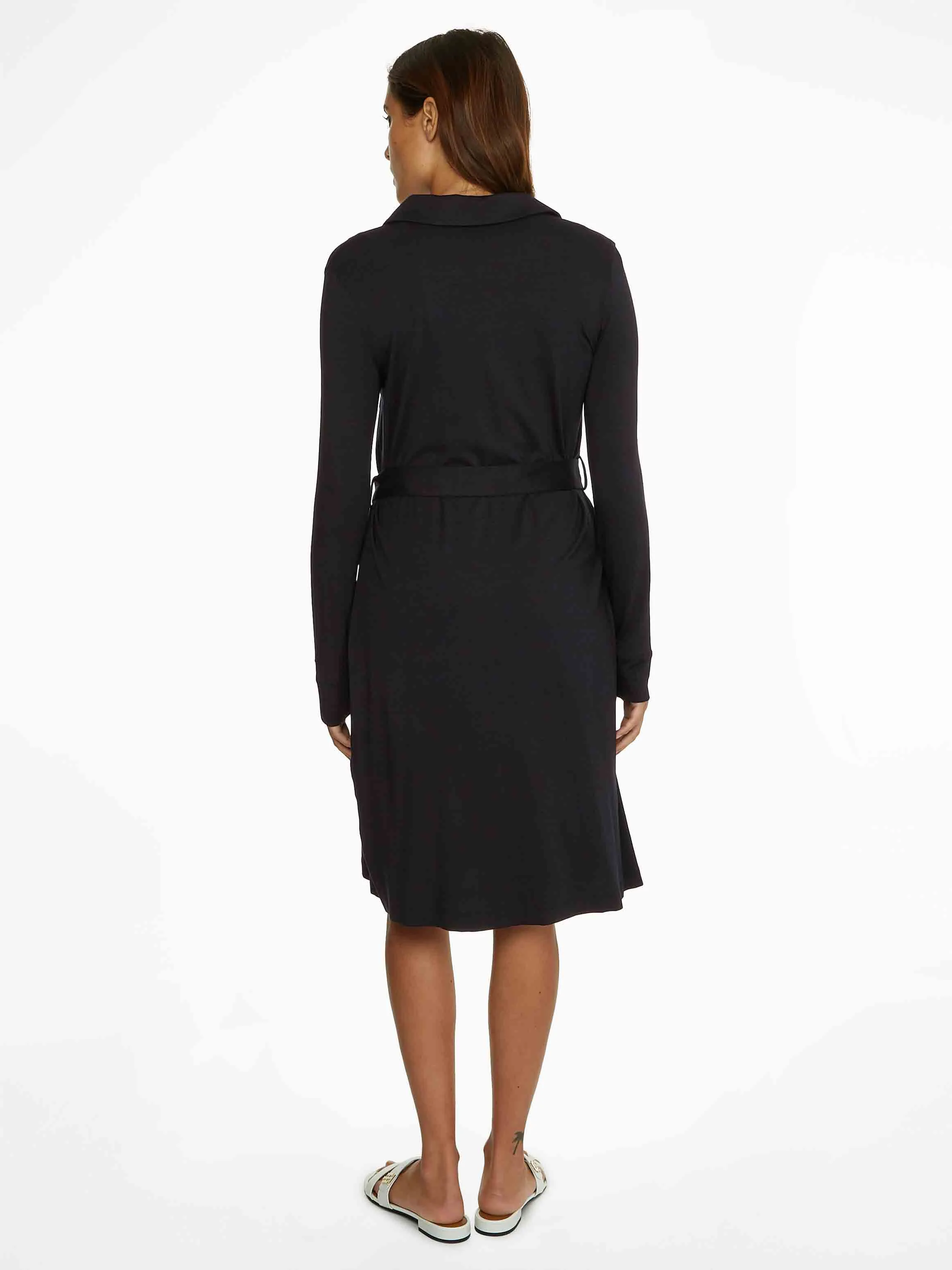 Tommy Hilfiger - Women's Jersey Shirt Dress With Belt Regular Fit - Image 3