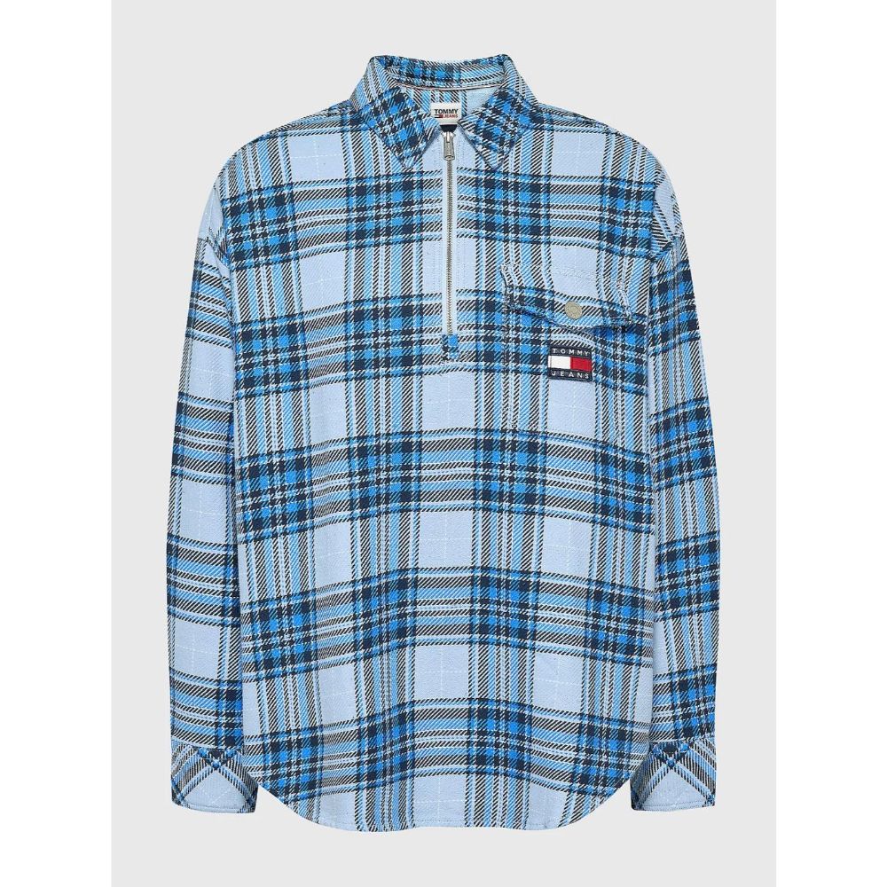 Tommy Hilfiger Jeans - Check Half Zip Overshirt - Image 2