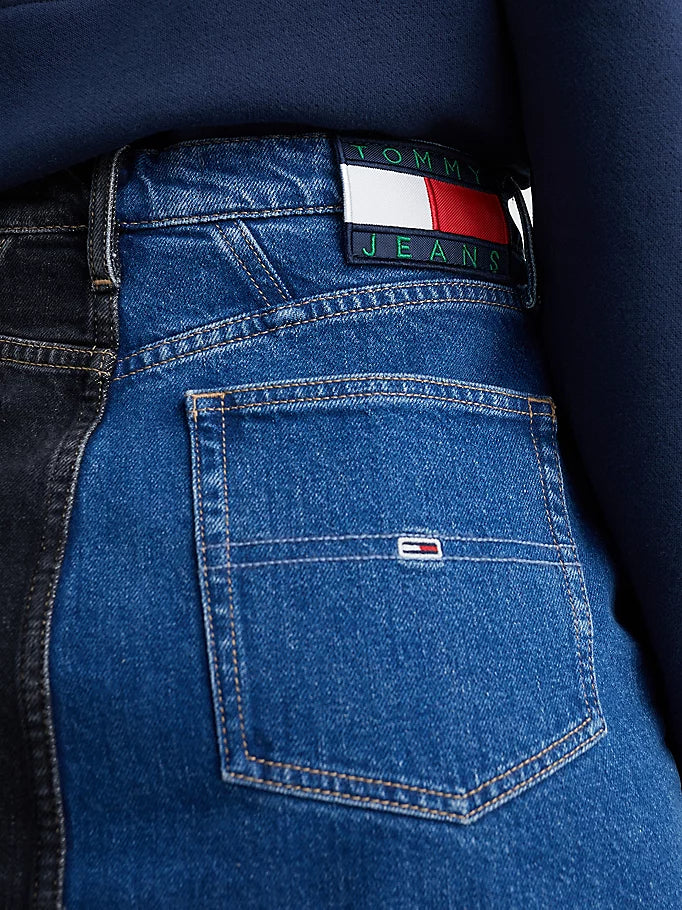 Tommy Hilfiger Jeans - Recycled Two - Tone Denim Skirt - Image 3